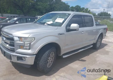 2016 Ford F-150 Lariat z USA, uszkodzony, nr VIN 1FTEW1EP7GFA55696